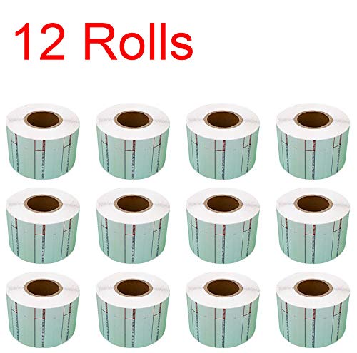 CAS LST-8000 Printing Scale Label, 58 x 30 mm, Non-UPC, 12 Rolls Per Case - Image 2
